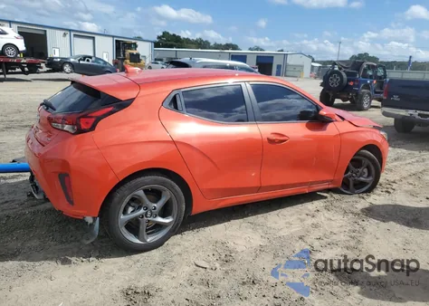 2020 Hyundai Veloster Base from USA, damaged, VIN KMHTG6AFXLU027939